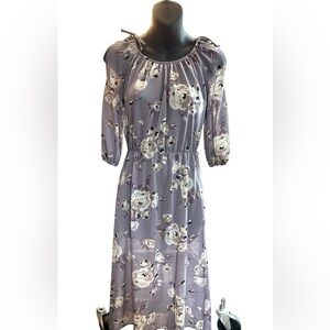 Vintage Floral Dress